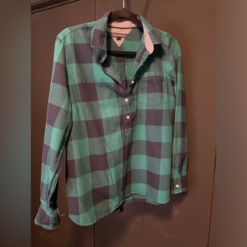 Flannel blouse